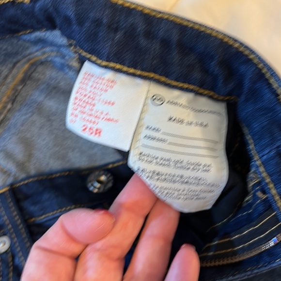 Ag Adriano Goldschmied The Stevie slim straight size 25 R in a dark rinse - Picture 12 of 15